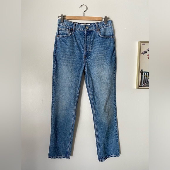 Reformation Cynthia High Rise Straight Jeans Size 27 - Picture 2 of 7